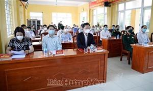 Đồng chí Bí thư Tỉnh ủy Nguyễn Hữu Nghĩa dự Ngày hội đại đoàn kết toàn dân tộc, ngày hội văn hóa quân dân năm 2021 tại khu dân cư thôn Trắc Điền