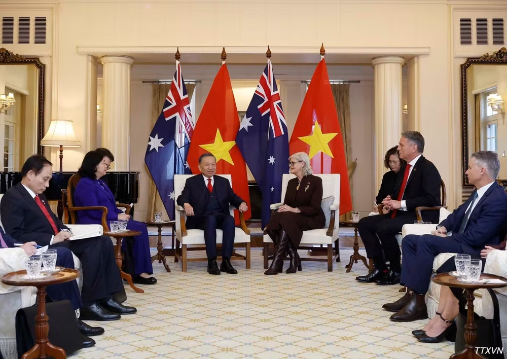 Lễ đón Tổng Bí thư, Chủ tịch nước Tô Lâm thăm cấp Nhà nước Australia