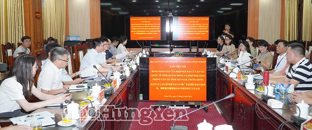 Các doanh nghiệp Trung Quốc tìm kiếm cơ hội đầu tư lĩnh vực logistics tại Hưng Yên