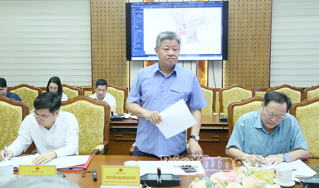 UBND tỉnh họp thống nhất phương án giải quyết chồng lấn ranh giới dự án