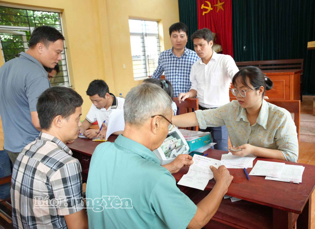 Xã Hồng Quang: Chi trả tiền bồi thường thu hồi đất thực hiện dự án