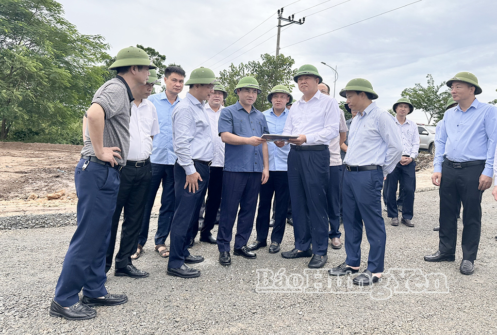 Kiểm tra công tác chuẩn bị lễ khởi công Dự án Nâng cấp, hiện đại hóa và cải thiện môi trường nước hệ thống thủy lợi Bắc Hưng Hải