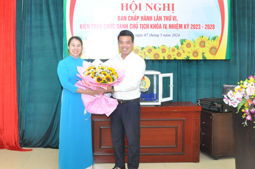 Kiện toàn chức danh Chủ tịch Công đoàn Viên chức tỉnh khóa IV, nhiệm kỳ 2023 – 2028