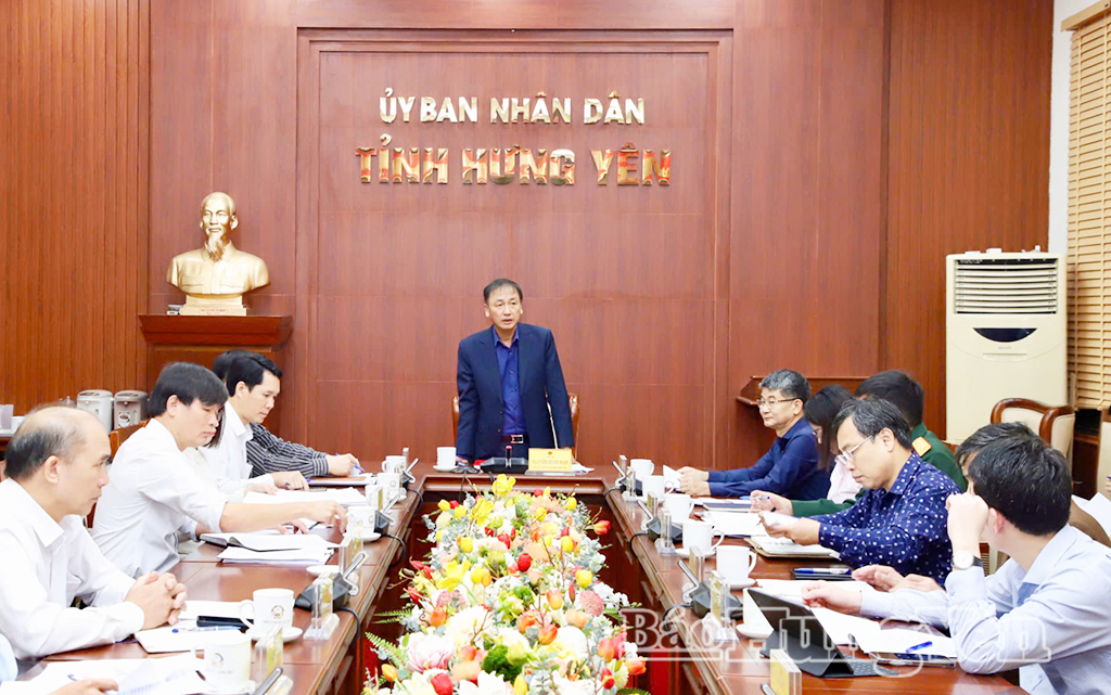 UBND tỉnh họp cho ý kiến một số nội dung thuộc lĩnh vực nông nghiệp và môi trường