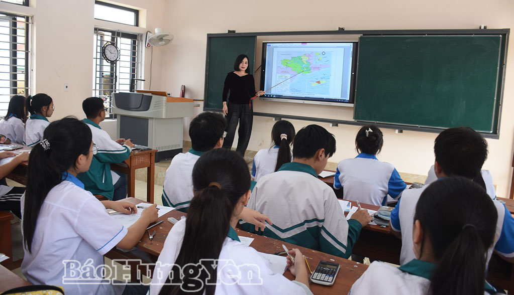 Trường THCS Quỳnh Côi ứng dụng công nghệ thông tin trong dạy và học