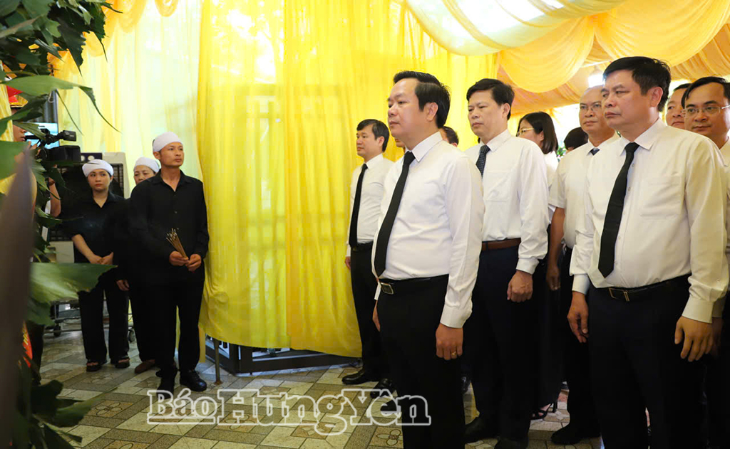 Đoàn đại biểu Tỉnh ủy, HĐND, UBND, Ủy ban MTTQ Việt Nam tỉnh viếng liệt sĩ Nguyễn Thành Nhiên