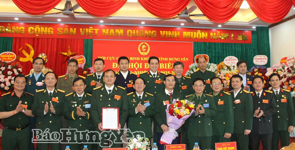 Đại hội đại biểu Hội Cựu chiến binh Khối 487 tỉnh Hưng Yên