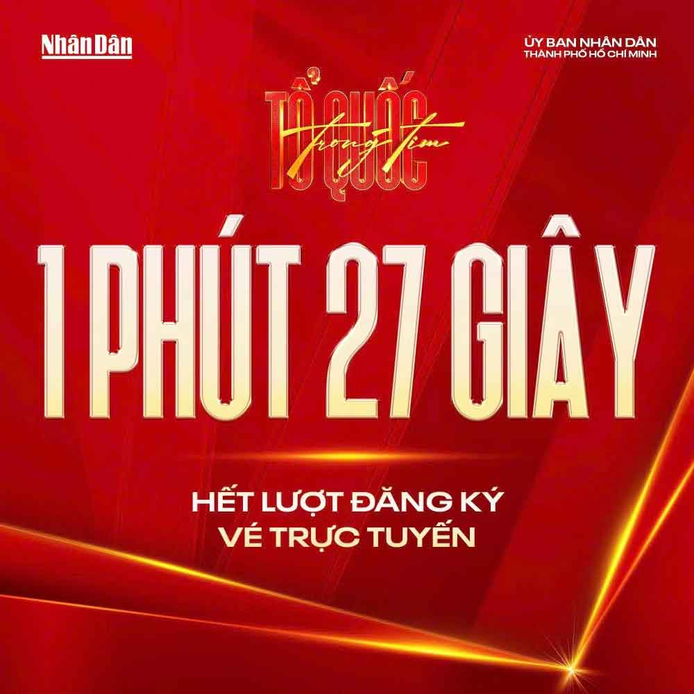 Hơn 5,7 triệu lượt yêu cầu, vé chương trình 
