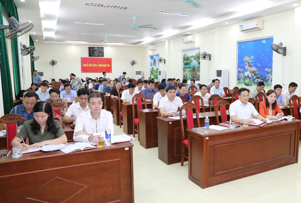 Đảng ủy Khối Cơ quan – Doanh nghiệp tỉnh: Triển khai nhiệm vụ 6 tháng cuối năm 2024