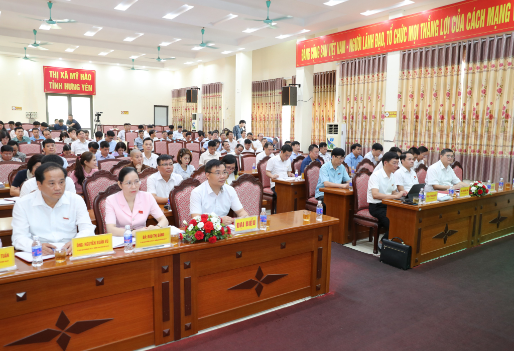 Thị xã Mỹ Hào, huyện Ân Thi: Đánh giá tình hình phát triển kinh tế - xã hội 6 tháng đầu năm