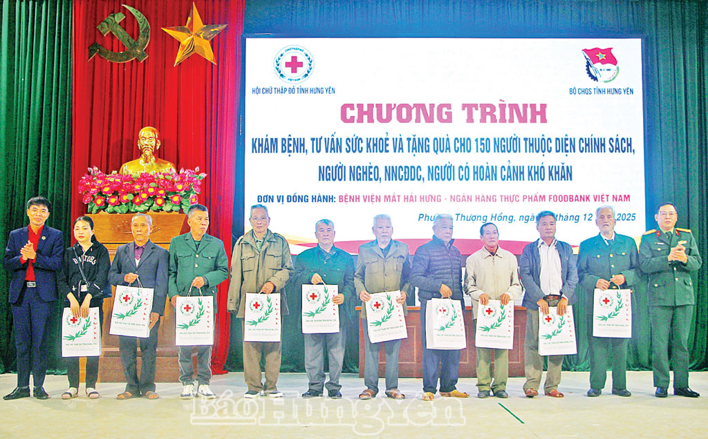 Quan tâm giúp đỡ người yếu thế