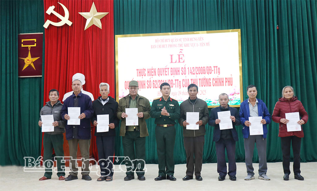 Chi trả chế độ theo Quyết định số 142, 62 của Thủ tướng Chính phủ