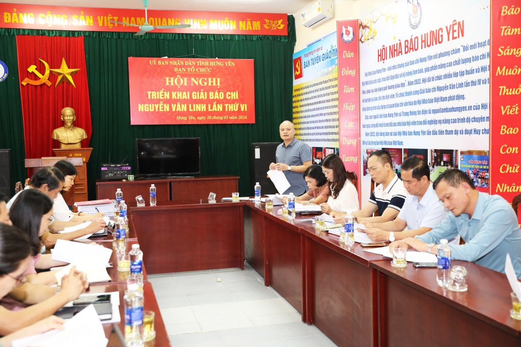 Triển khai công tác tổ chức Giải báo chí Nguyễn Văn Linh lần thứ VI năm 2024
