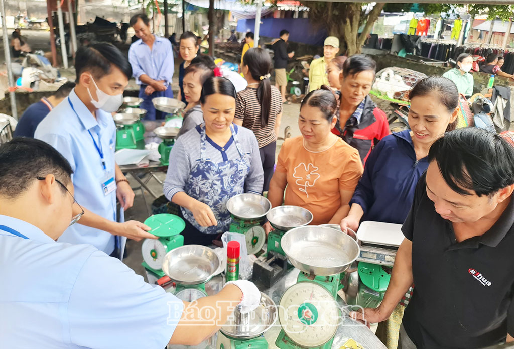 Chuẩn hóa thiết bị đo lường tại chợ dân sinh