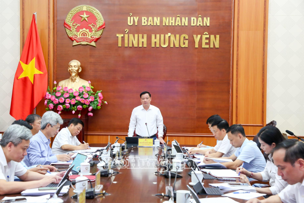 UBND tỉnh tổ chức phiên họp thường kỳ tháng 8