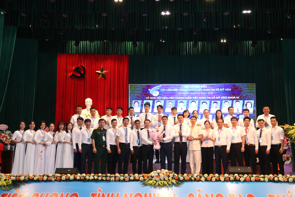 Đại hội đại biểu Hội LHTN Việt Nam thị xã Mỹ Hào nhiệm kỳ 2024 - 2029