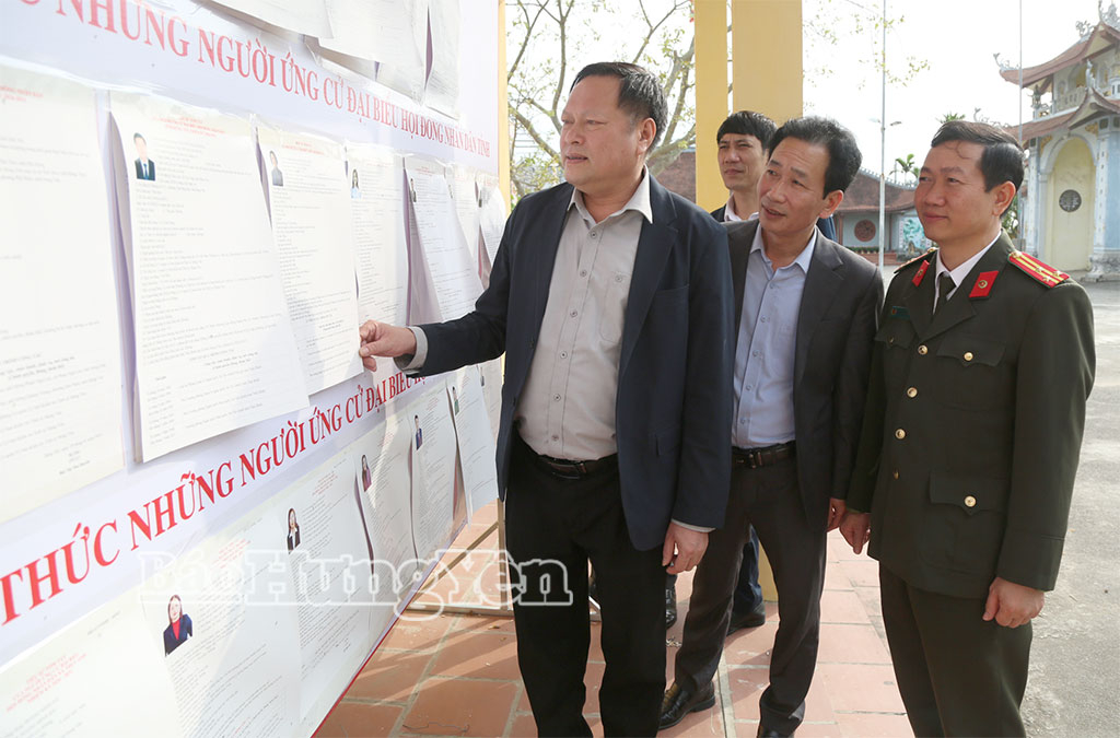 Kiểm tra công tác chuẩn bị bầu cử đại biểu Quốc hội khóa XVI và đại biểu HĐND các cấp nhiệm kỳ 2026 – 2031 tại một số địa phương