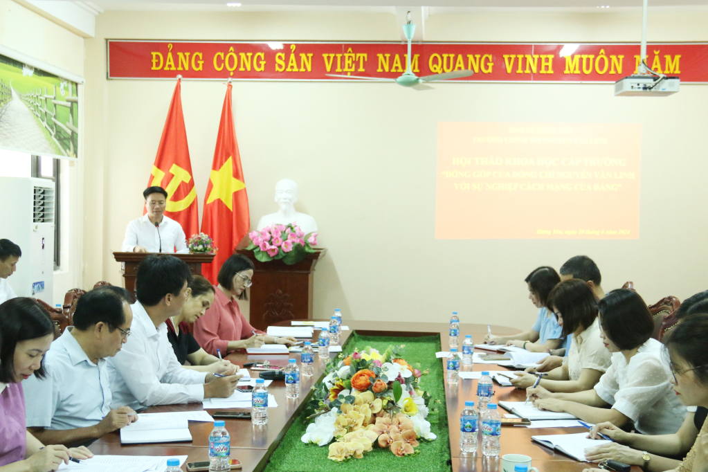 Hội thảo khoa học “Đóng góp của đồng chí Nguyễn Văn Linh với sự nghiệp cách mạng của Đảng”