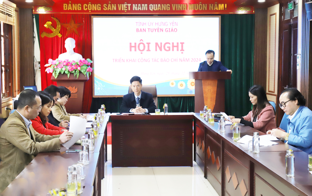 Triển khai công tác báo chí năm 2024