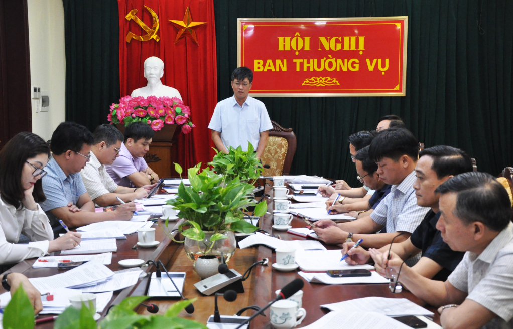 Kiểm tra về công tác thanh tra, kiểm tra, giải quyết đơn thư khiếu nại, tố cáo tại huyện Văn Lâm