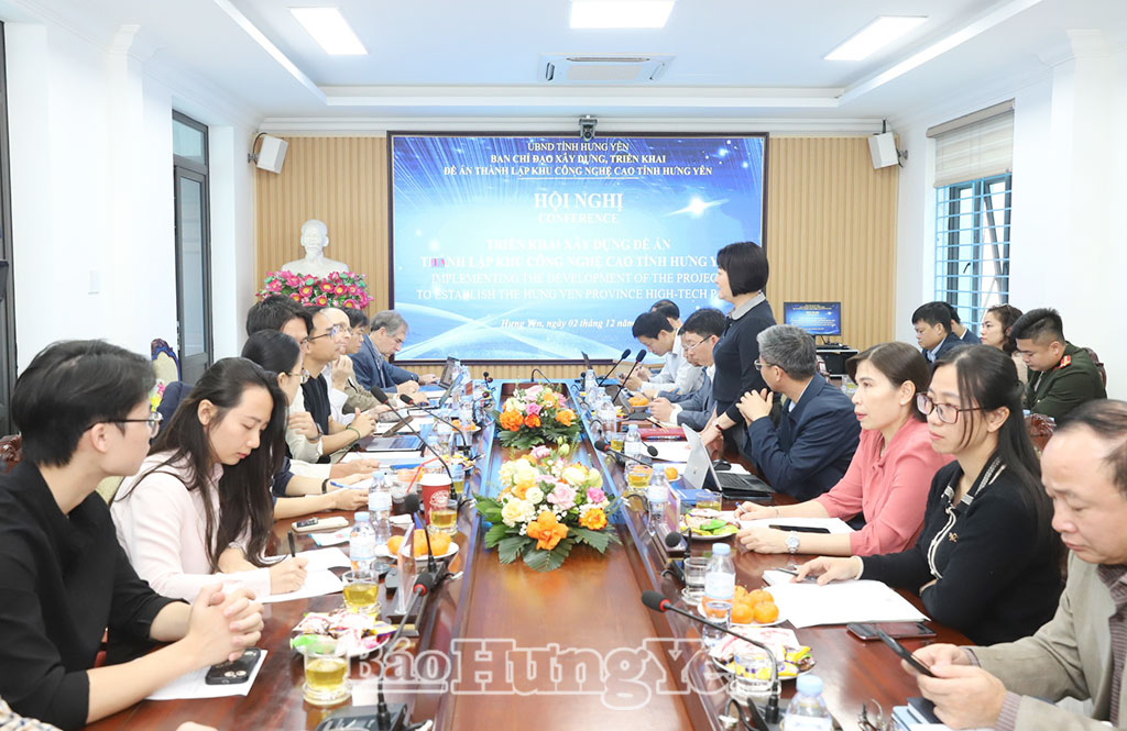 Khu công nghệ cao tỉnh Hưng Yên có quy mô gần 500 ha