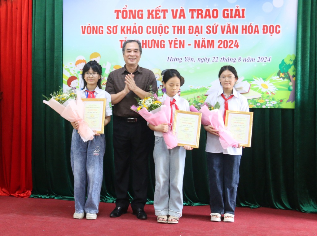 Trao giải vòng sơ khảo cuộc thi Đại sứ Văn hóa đọc năm 2024