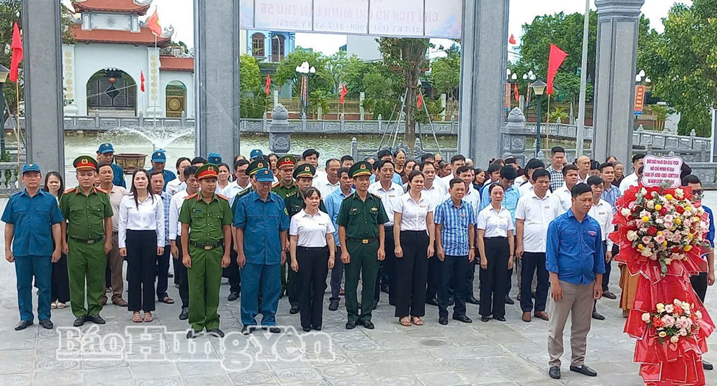 Xã Nam Cường tổ chức lễ giỗ Chủ tịch Hồ Chí Minh