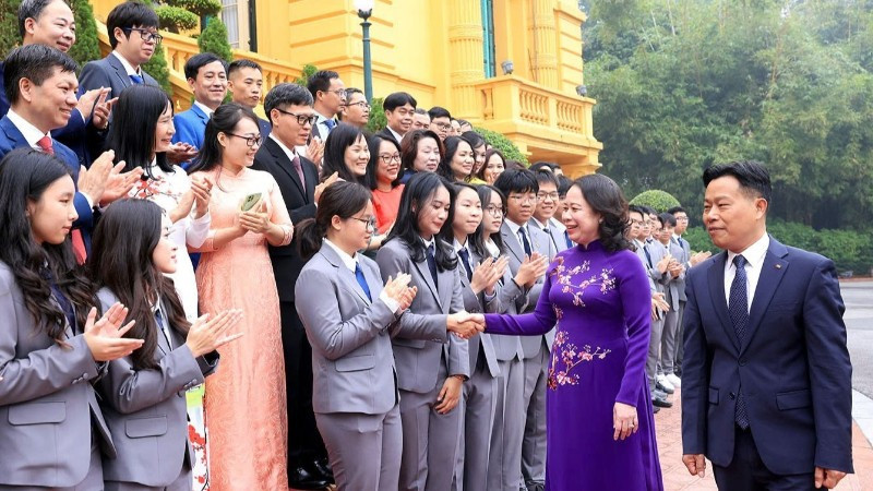 Phó Chủ tịch nước trao Huân chương Lao động tặng học sinh đoạt giải Olympic và khoa học kỹ thuật quốc tế năm 2025
