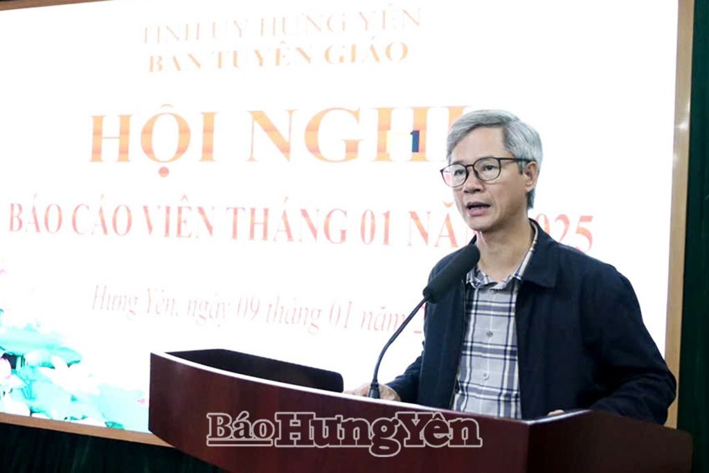 Hội nghị báo cáo viên tháng 1 năm 2025