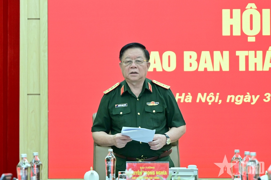 Đại tướng Nguyễn Trọng Nghĩa chủ trì Hội nghị giao ban Tổng cục Chính trị tháng 7-2026