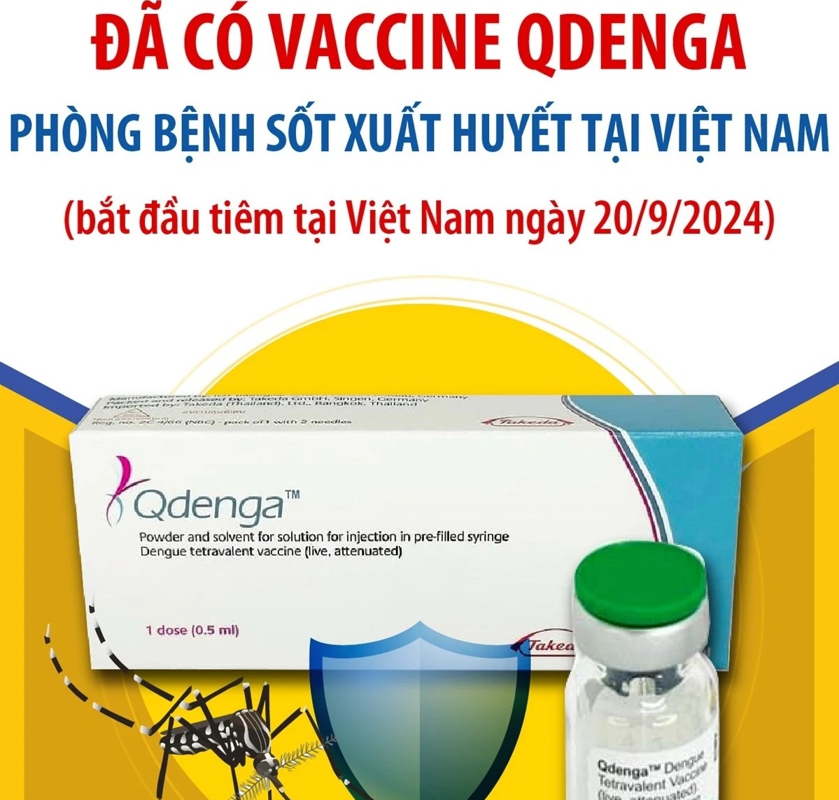 Đã có vaccine Qdenga phòng bệnh sốt xuất huyết tại Việt Nam