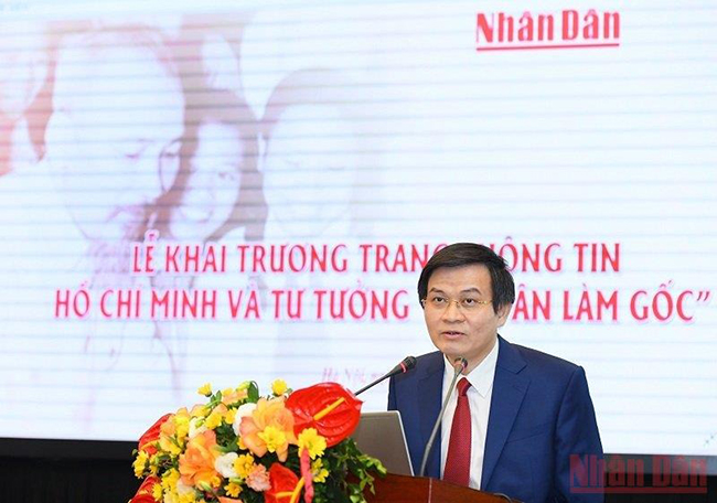 Khai trương Trang thông tin đặc biệt Hồ Chí Minh và tư tưởng “lấy dân làm gốc” -0